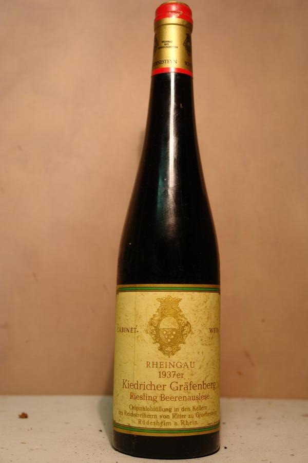 Reichsfreiherr von Ritter zu Groenesteyn - Kiedricher Gräfenberg Riesling Beerenauslese 1937