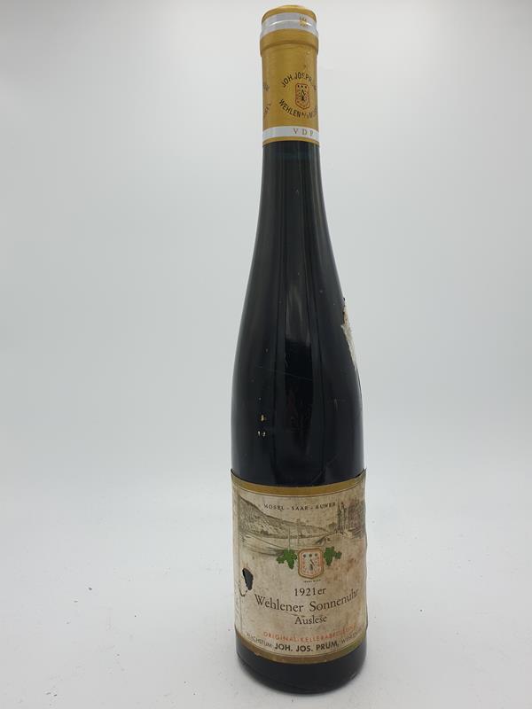 J. J. Prüm - Wehlener Sonnenuhr Riesling Auslese Goldkapsel 1921