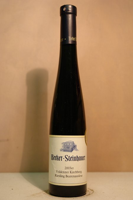 Becker-Steinhauer - Veldenzer Kirchberg Riesling Beerenauslese 2003 375ml