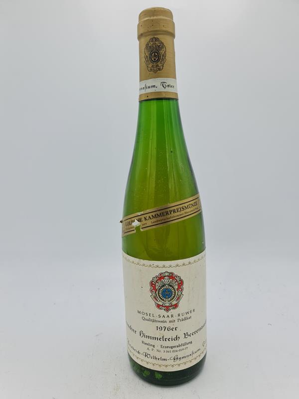 Friedrich Wilhelm Gymnasium Trier - Graacher Himmelreich Riesling Beerenauslese Goldkapsel 1976