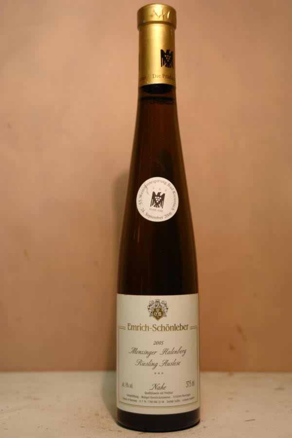 Emrich-Schönleber - Monzinger Halenberg Riesling Auslese *** (3STARS) Goldkapsel Versteigerungswein 2005 375ml