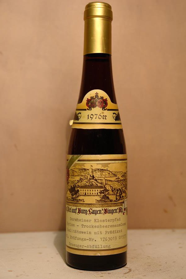 Schlossgut Diel - Dorsheimer Klosterpfad Optima Trockenbeerenauslese Goldkapsel 1976 375ml