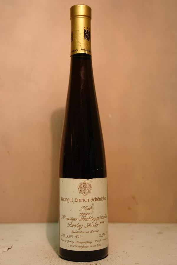 Emrich-Schönleber - Monzinger Frühlingsplätzchen Riesling Auslese *** Goldkapsel 1994