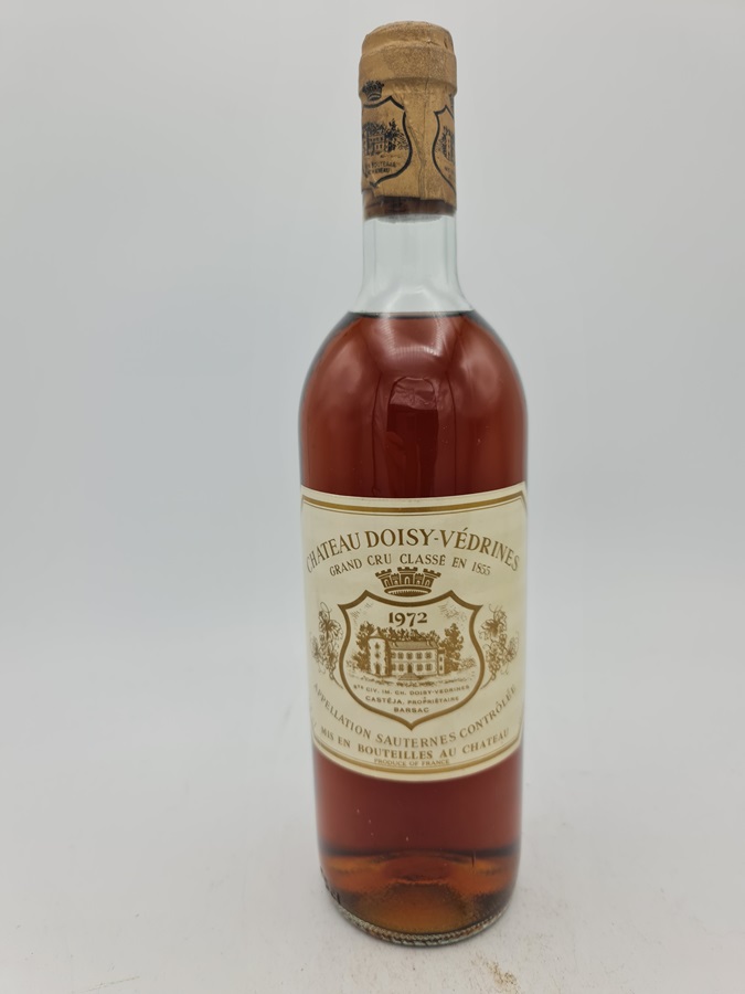 Château Doisy-Védrines Grand Cru Classé Sauternes 1972