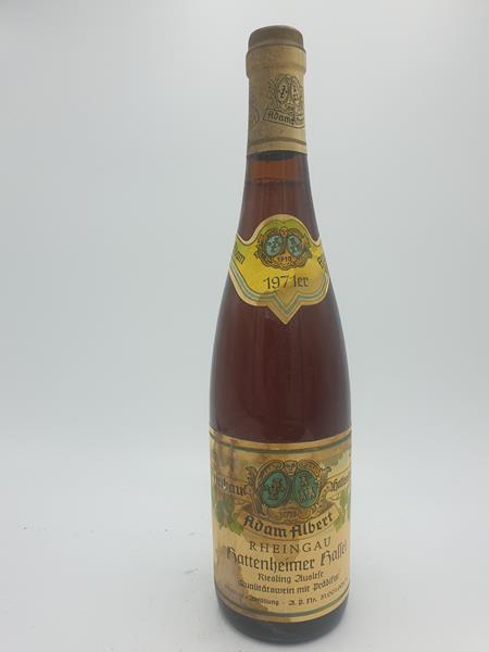 Adam Albert - Hattenheimer Hassel Riesling Auslese 1971