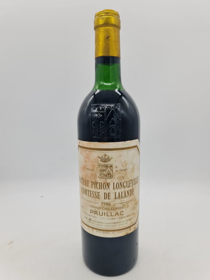 Château Pichon Longueville Comtesse de Lalande 1986