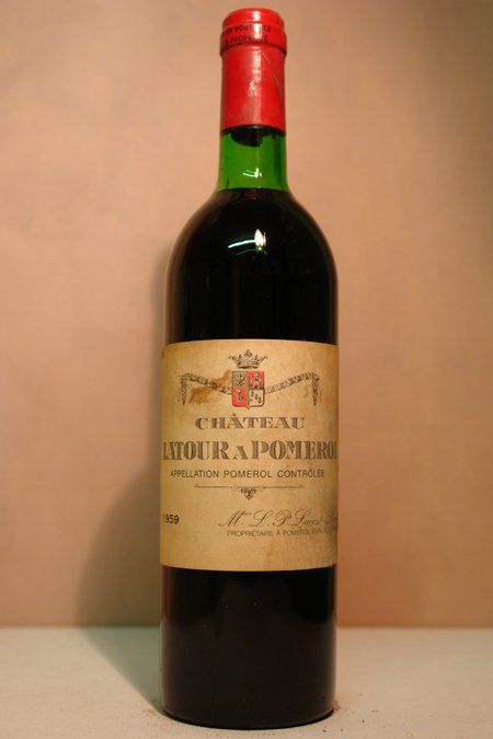 Château Latour a Pomerol 1959 'mise château botteling'