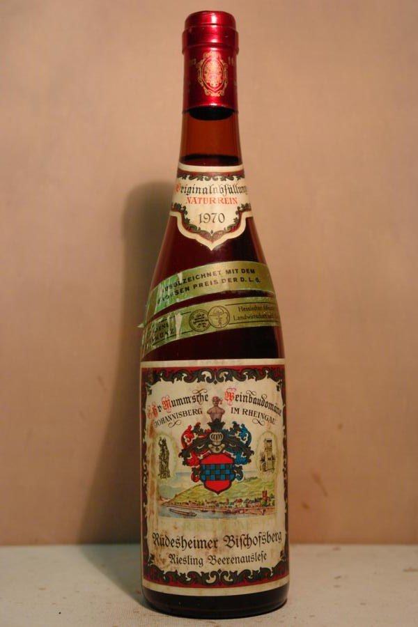 G. H. Mumm'sches Weingut - Rüdesheimer Bischofsberg Riesling Beerenauslese 1970