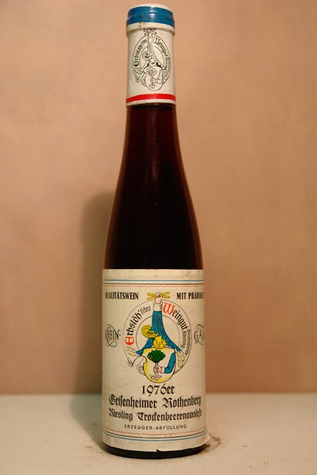 Erbslöh´sches Weingut Geisenheim - Geisenheimer Rothenberg Riesling Trockenbeerenauslese 1976 375ml