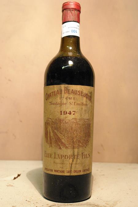 Château Beauséjour St. Emilion 1er Cru Classé 1947