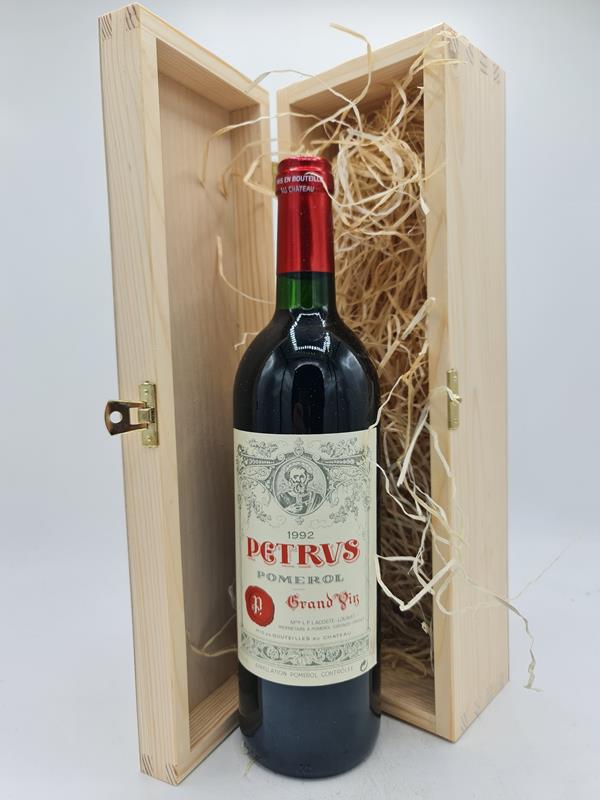 Holzkiste Weinholzkiste Geschenkverpackung in Naturholz inkl. Holzwolle für EINE 750ml Flasche
