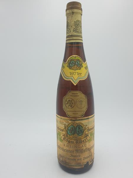 Adam Albert - Hattenheimer Wisselbrunnen Riesling Auslese 1971