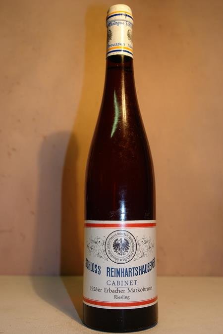 Schloss Reinhartshausen - Erbacher Marcobrunn Riesling Cabinet 1928 'ex estate treasure chamber 2018'