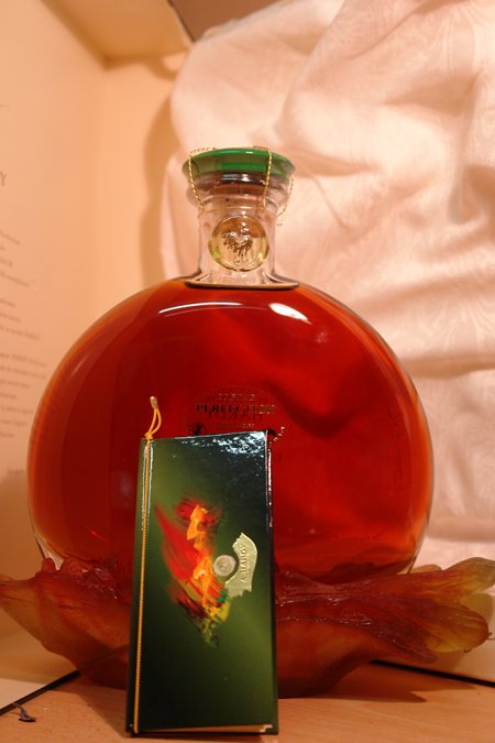 Cognac Hardy 'Perfection' Edition Earth Daum-Kristallkaraffe in Geschenkbox 140 years NV