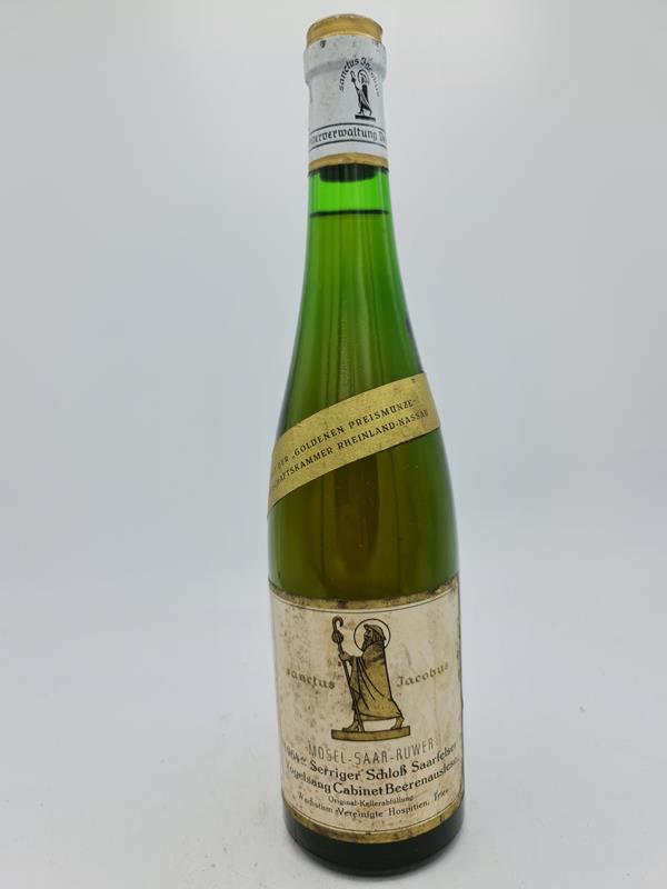 Vereinigte Hospitien 'Sanctus Jacobus' Trier - Serriger Schloss Saarfelser Vogelsang Riesling Beerenauslese Cabinet 1964