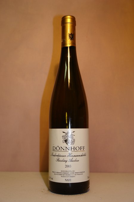 Hermann Dönnhoff - Niederhäuser Hermannshöhle Riesling Auslese Goldkapsel 2003