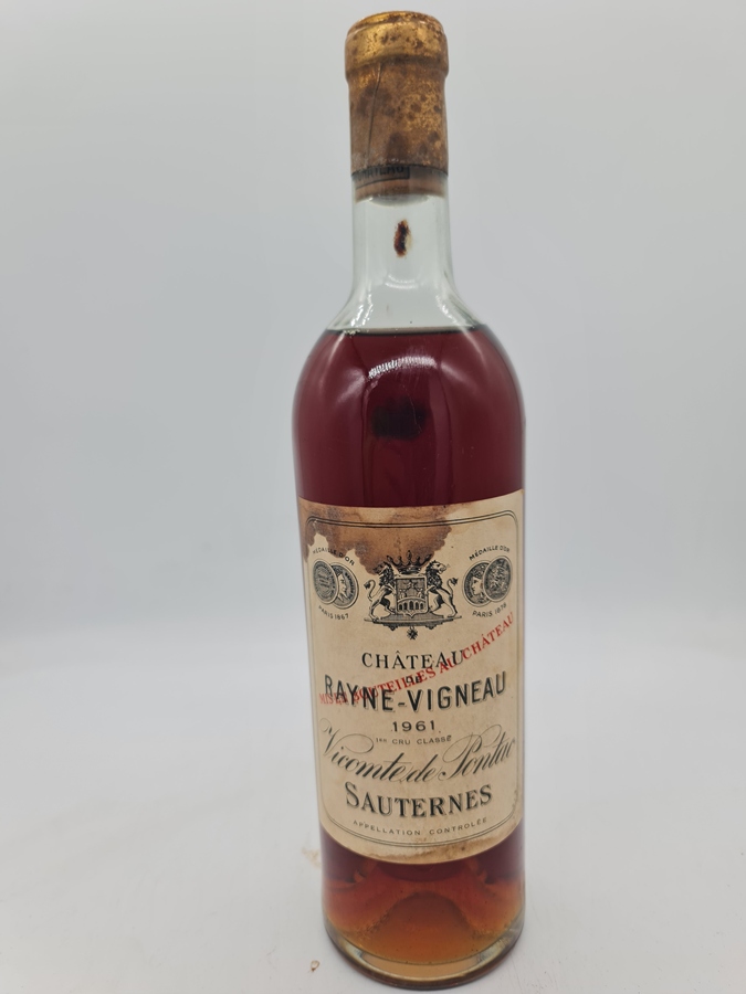 Château Rayne Vigneau 1er Cru Sauternes 1961