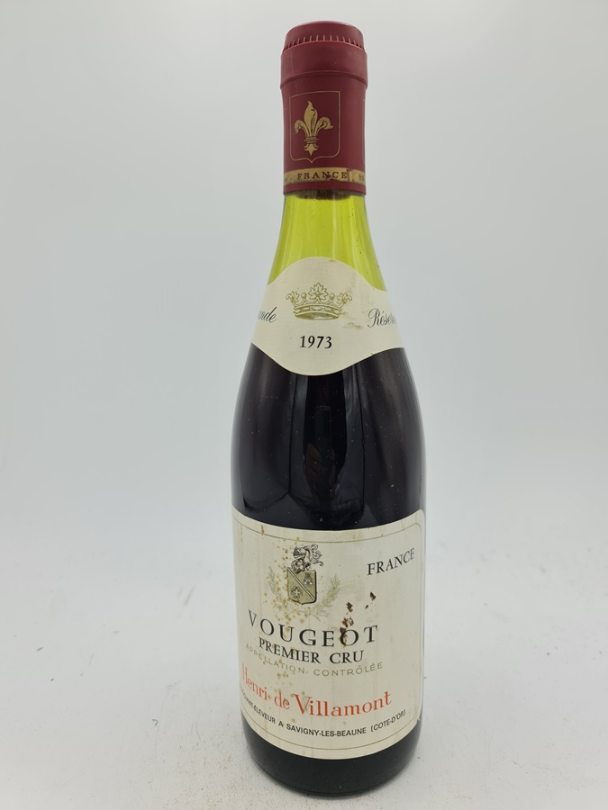 Henri de Villamont - Vougeot 1er cru 1973 Henri de Villamont - Vougeot 1er cru 1973