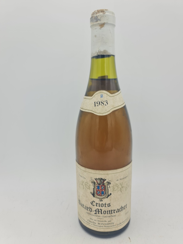Charles Bonnefoy - Criots-Bâtard-Montrachet 'Grand Cru' 1983