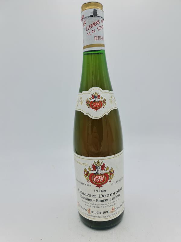 Clemens Freiherr von Schorlemer - Graacher Domprobst Riesling Beerenauslese 1976