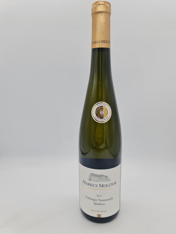 Markus Molitor - Zeltinger Sonnenuhr Riesling Spätlese Goldkapsel Versteigerungswein 2017