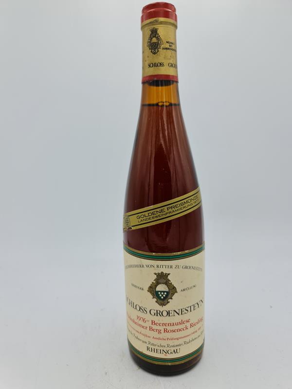 Reichsfreiherr von Ritter zu Groenesteyn - Rüdesheimer Berg Roseneck Riesling Beerenauslese Goldkapsel 1976