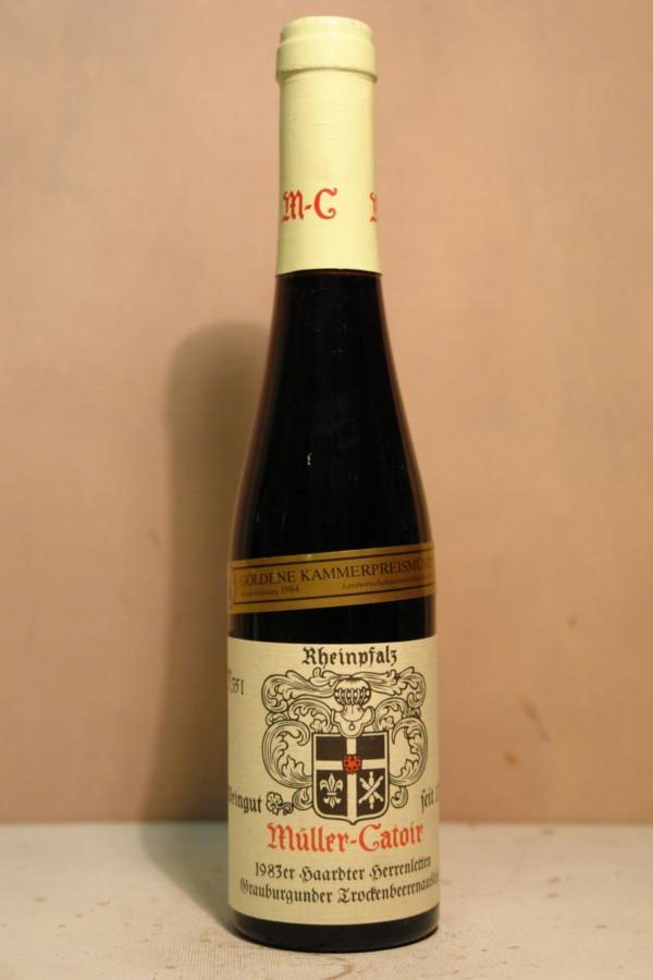 Müller-Catoir - Haardter Herrenletten Grauburgunder Trockenbeerenauslese 1983 375ml