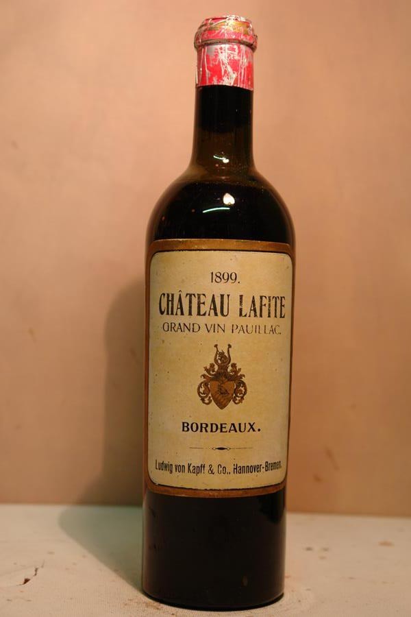 Château Lafite Rothschild 1899 'Ludwig von Kapff & Co'