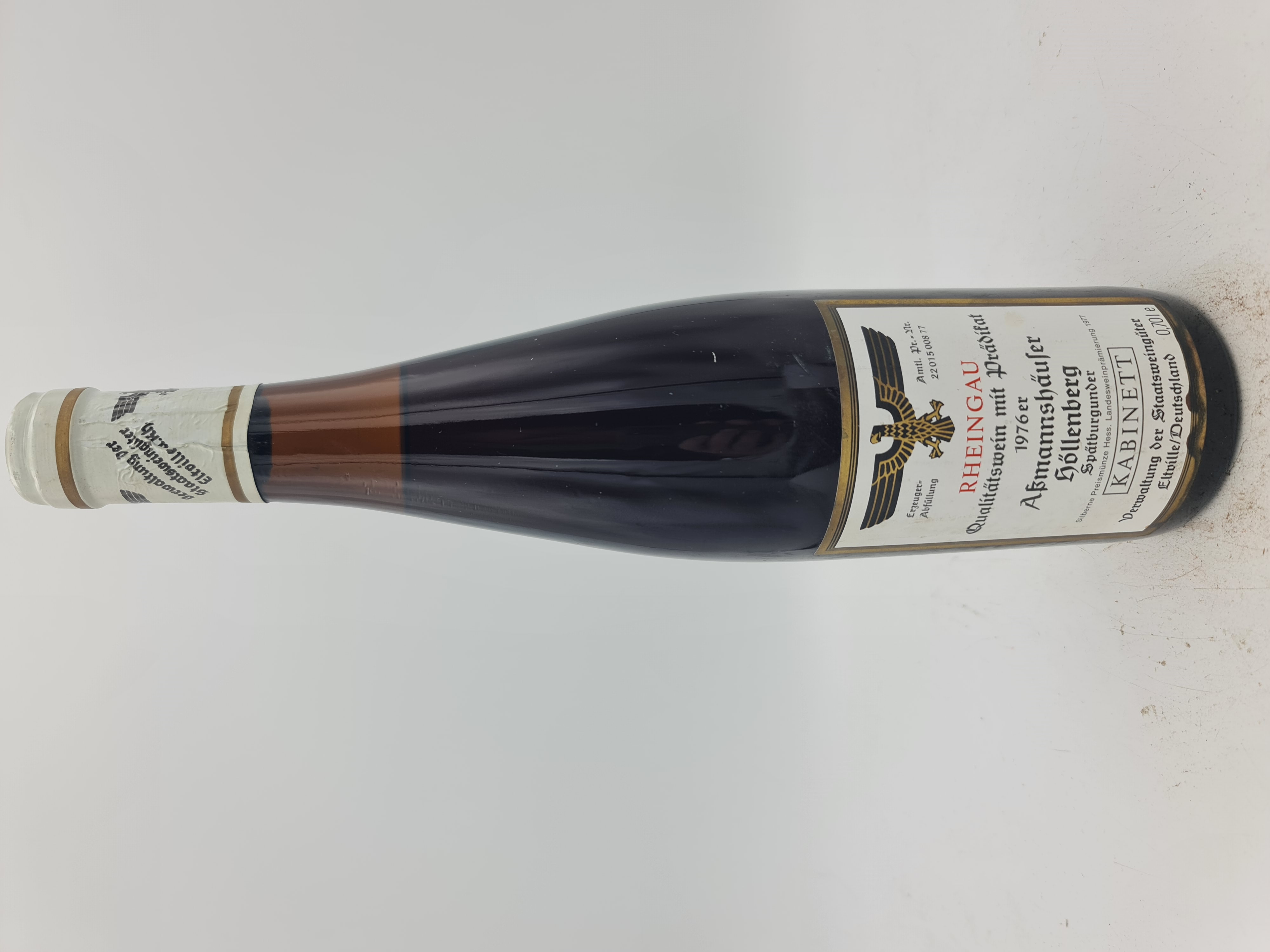 Hessische Staatsweingüter Kloster Eberbach - Assmannshäuser Höllenberg Spätburgunder Kabinett 1976