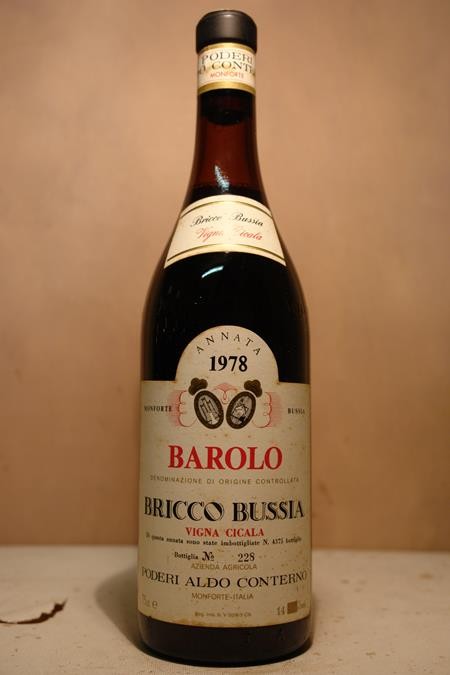 Poderi Aldo Conterno - Barolo Bricco Bussia Vigna Cicala 1978