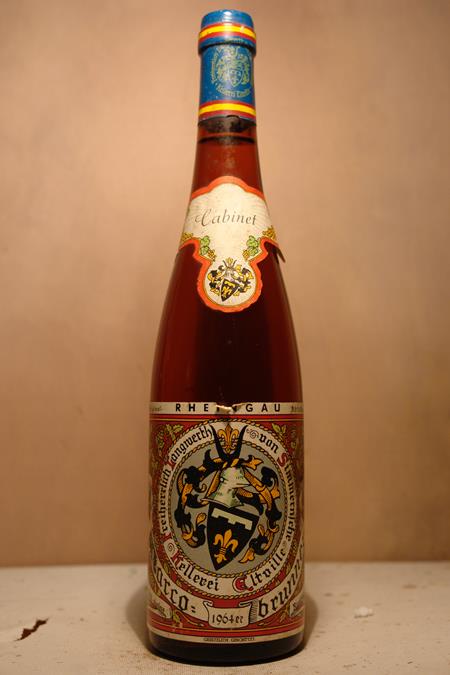 Freiherr Langwerth von Simmern - Erbacher Marcobrunn Riesling Edelbeerenauslese Cabinet 1964