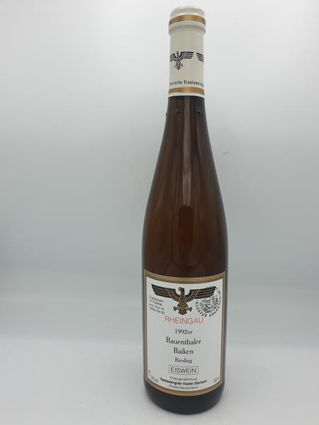 Hessische Staatsweingüter Kloster Eberbach - Rauenthaler Baiken Riesling Eiswein Versteigerungswein 1992