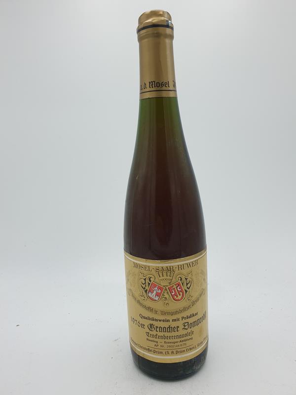 Jos. Christoffel Jr. (Christoffel-Prüm) - Graacher Domprobst Riesling Trockenbeerenauslese 1976