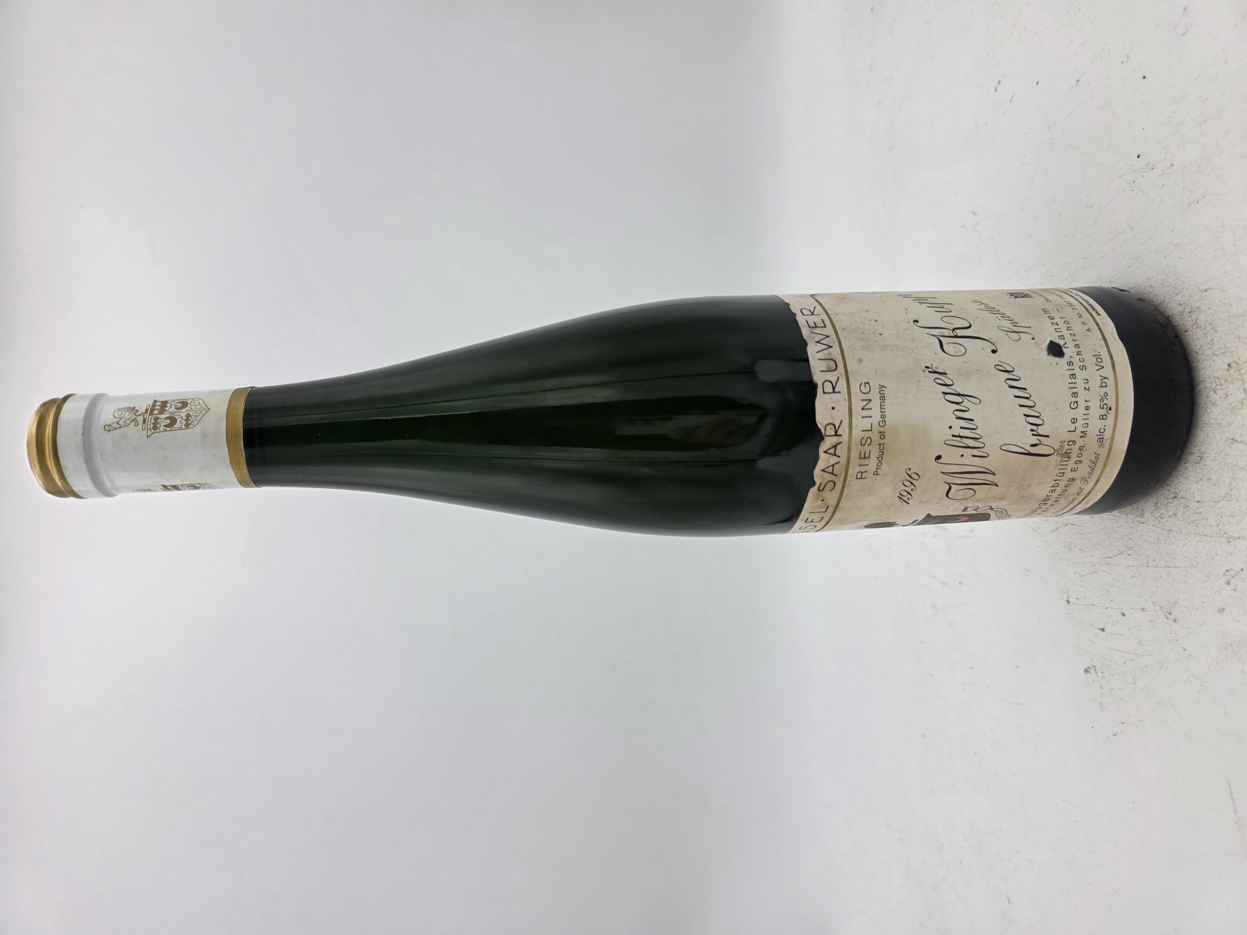 Le Gallais 'Egon Müller zu Scharzhof ' - Wiltinger braune Kupp Riesling Spätlese 1996