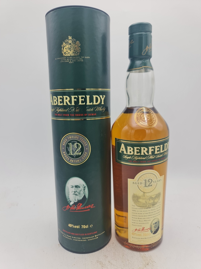 Aberfeldy 2005 12 Years Old Originalabfüllung Dewar's 40,0% alc by vol. 700ml with OC