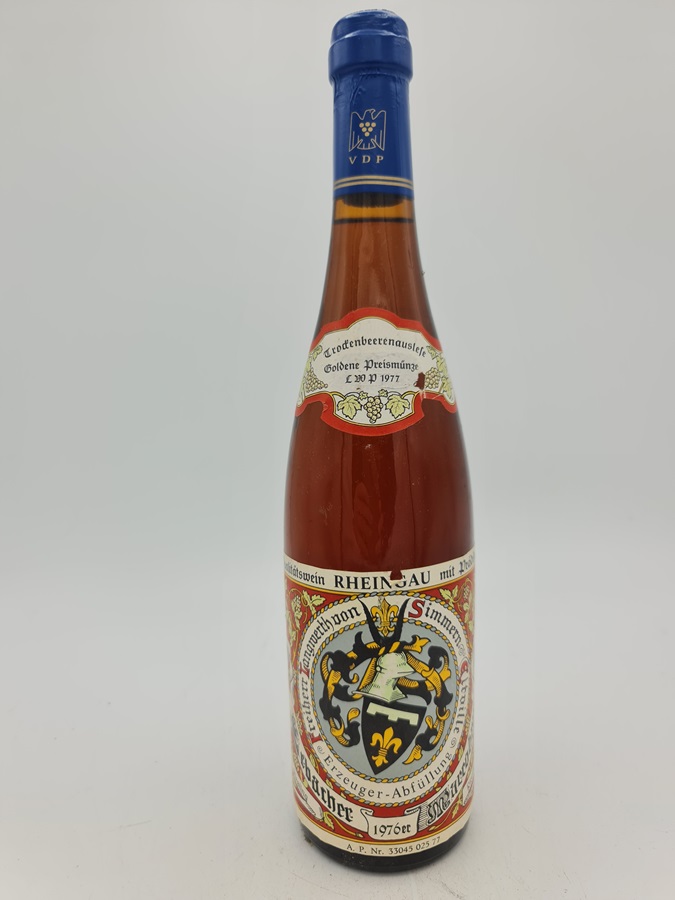 Freiherr Langwerth von Simmern - Erbacher Markobrunn Riesling Trockenbeerenauslese 1976