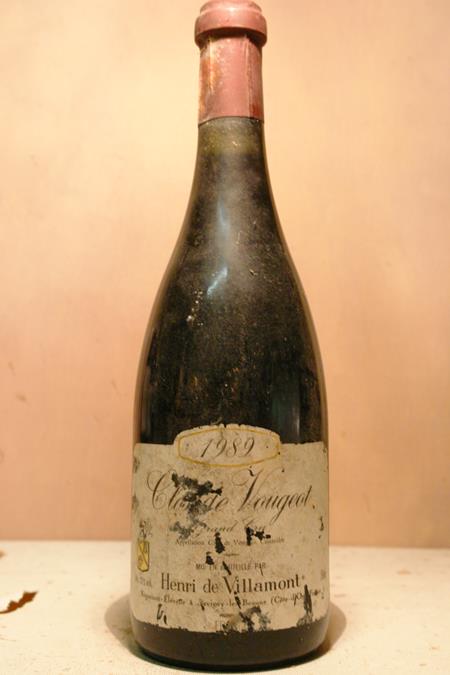Henri de Villamont - Clos de Vougeot 'Grand Cru' 1989 Henri de Villamont - Clos de Vougeot 'Grand Cru' 1989