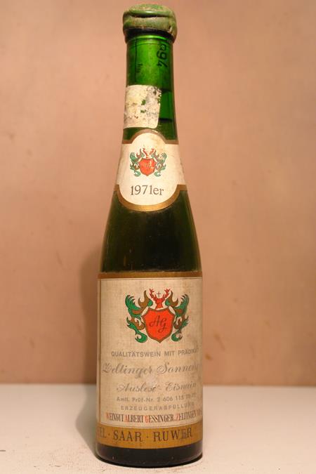 Weingut Albert Gessinger - Zeltinger Sonnenuhr Riesling Auslese-Eiswein 1971 375ml
