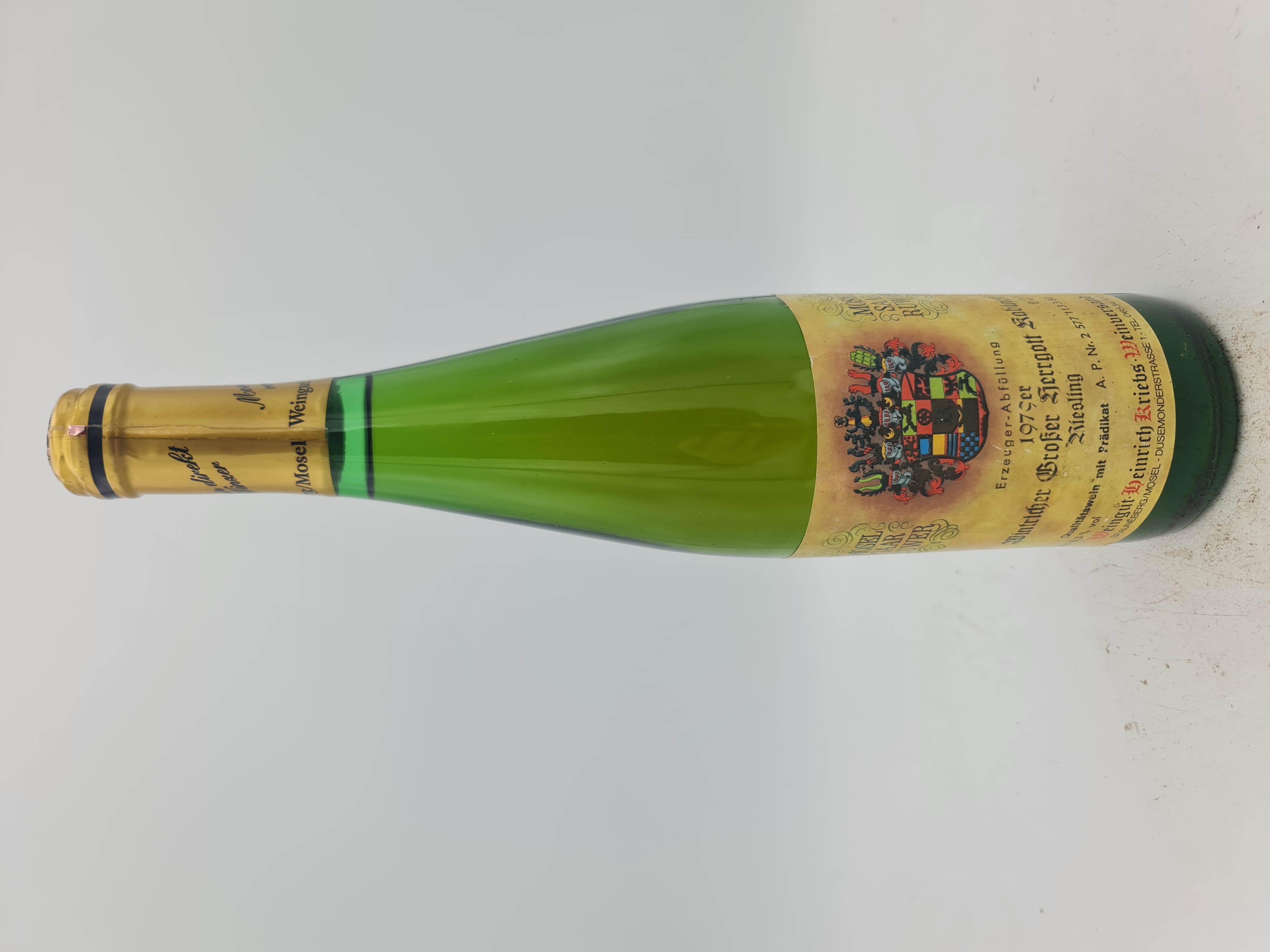 Heinrich Kriebs Winery - Wintricher Grosser Herrgott Riesling Kabinett 1979