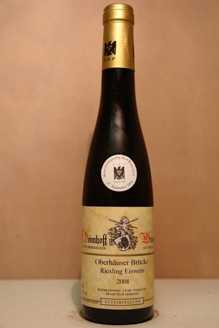 Hermann Dönnhoff - Oberhäuser Brücke Riesling Eiswein Goldkapsel Versteigerungswein 2008 375ml