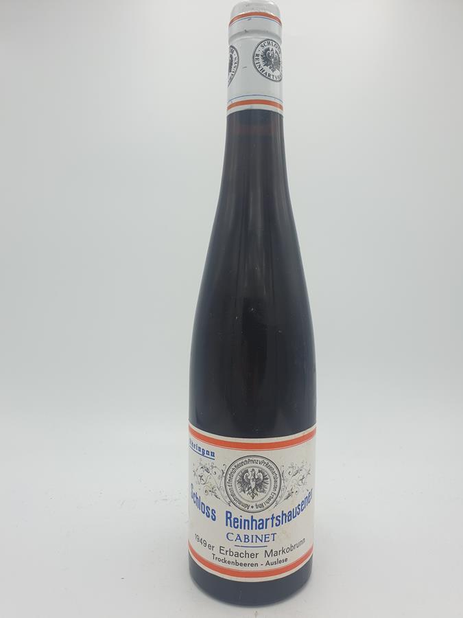 Schloss Reinhartshausen - Erbacher Markobrunn Riesling Trockenbeerenauslese cabinet 1949 'ex estate treasure chamber 2018'