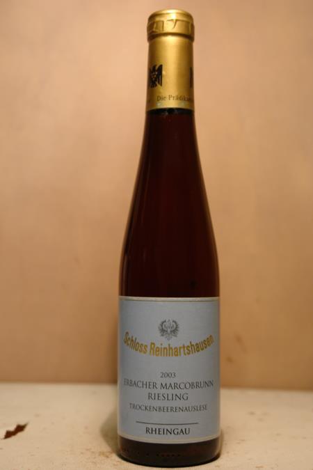 Schloss Reinhartshausen - Erbacher Markobrunn Riesling Trockenbeerenauslese Goldkapsel 2003 375ml