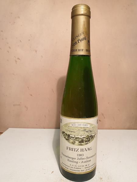 Fritz Haag - Brauneberger Juffer-Sonnenuhr Riesling Auslese Lange Goldkapsel 1983 375ml