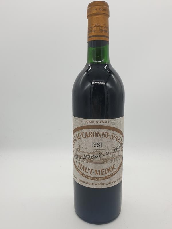 Château Caronne St. Gemme Haut Médoc 1981