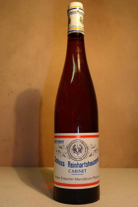Schloss Reinhartshausen - Erbacher Marcobrunn Riesling Cabinet 1930 'ex estate treasure chamber 2018'