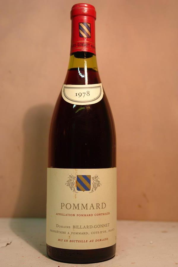 Domaine Billard-Gonnet - Pommard 1978