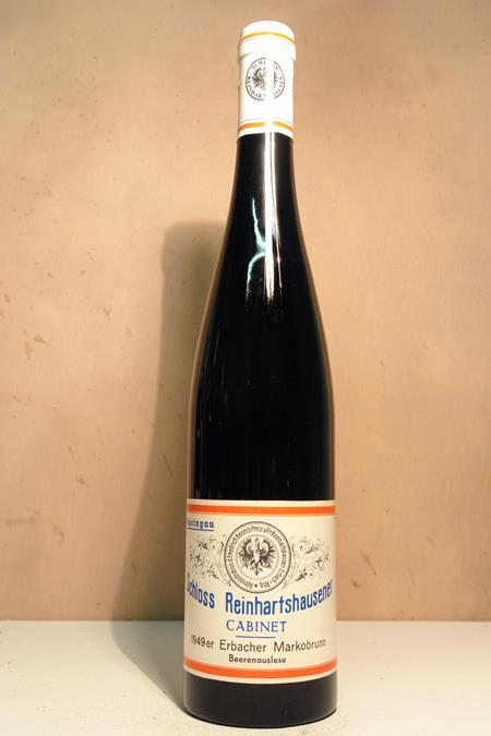 Schloss Reinhartshausen - Erbacher Markobrunn Riesling Beerenauslese cabinet 1949 'ex estate treasure chamber 2018'
