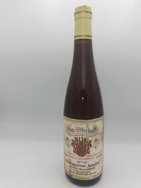 Fritz Allendorf - Hallgartener Jungfer Riesling Beerenauslese 1971