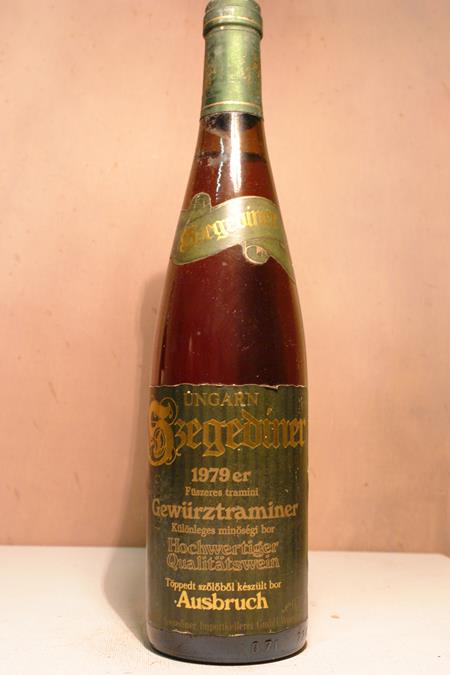 Szegediner Füszeres tramini Gewürztraminer Ausbruch 1979