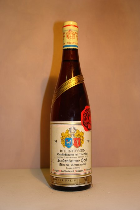 Oberstleutnant Liebrecht - Bodenheimer Hoch Silvaner Beerenauslese 1971